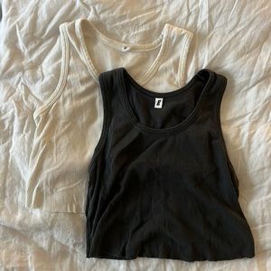Elwood Clothing Malibu Crop Tank Size Small